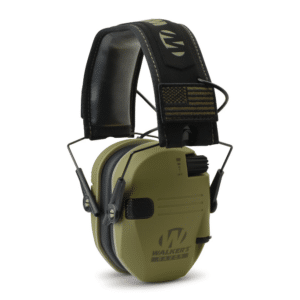 Protector Auditivo Electrónico Marca Walker Patriot Razor verde